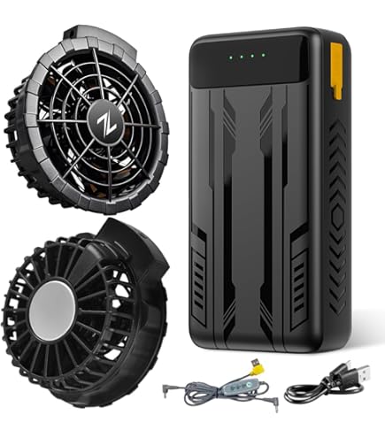空調服用 ファン 41400mAh大容量バッテリー 5V出力 熱中症対策 Amazon.co.jp: モバイルバッテリー 5v2a 以上 41400mAh大容量 PD